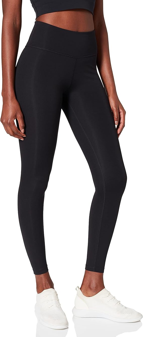 nike 耐克 swsh run 女士紧身裤, 黑色/反光银色, m : 亚马逊中国